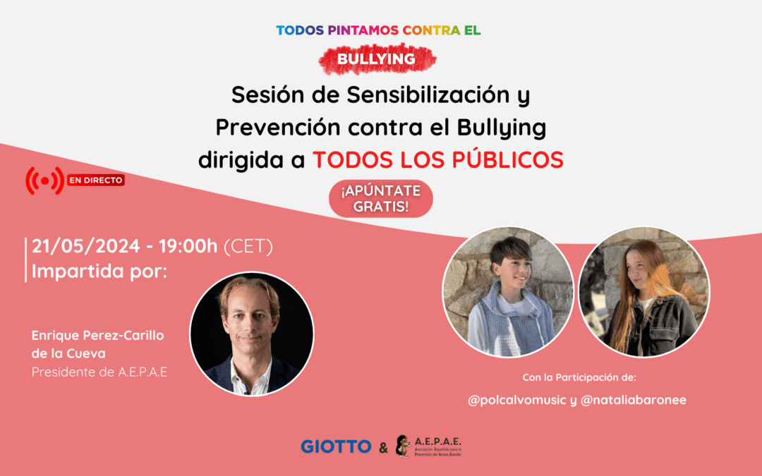 Pol Calvo y Natalia Barone en las sesiones especiales contra el Bullying